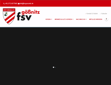 Tablet Screenshot of fsvgoessnitz.de